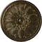 Ekena Millwork Bordeaux Ceiling Medallion (Fits Canopies up to 3 1/4"), Hand-Painted Brass, 22 5/8"OD x 1 3/4"P CM22BOBRS - alternate 1